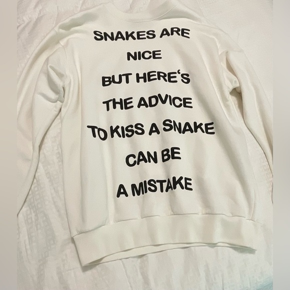 Authentic GUCCI Cat Eye Sweatshirt Bijou White Trainer - Picture 3 of 5